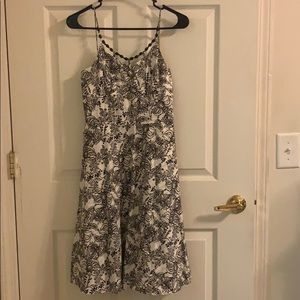 Black and white dress